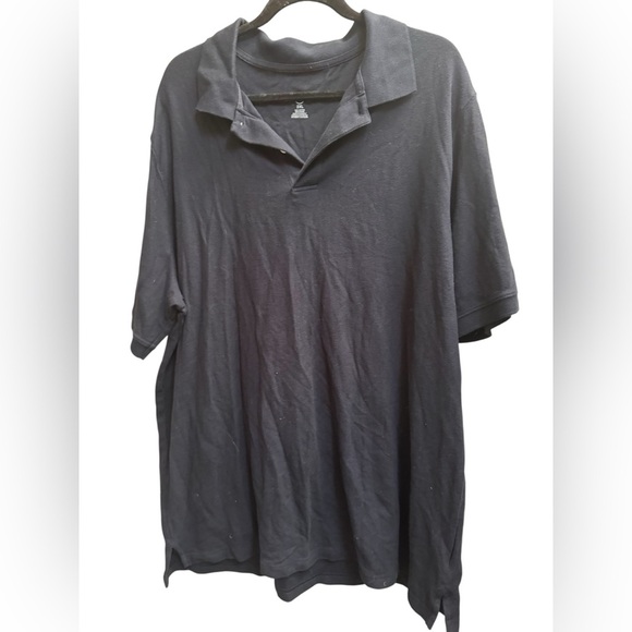 HB Collared Men’s Buttery Soft Polo Shirt Navy Blue Men’s SZ XXL Short Sleeve - Picture 6 of 8